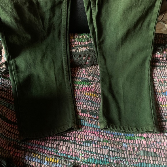 Vintage Levi 521 jeans in “forest green” 80s, early 90s very rare - Picture 7 of 7